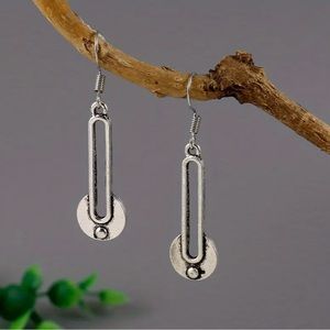 Bohemian Style Alloy Silver Plated Earrings